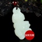 天然和田玉白玉老虎吊墜 男**肖虎手工精雕立體虎玉石掛件批發(fā)