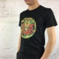 中國風(fēng)刺繡龍圖案男士體桖夏季短袖T恤繡花加肥加大碼潮胖人男裝