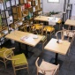 奶茶店休閑清新桌椅組合甜品店洽談咖啡廳桌西餐廳主題餐飲桌椅