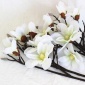 廠家高枝頭玉蘭 室內(nèi)家居裝飾仿真玉蘭花居家婚慶假花批發(fā)