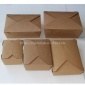 威爾藍(lán)**一次性打包盒牛皮紙餐盒批發(fā)定做印刷防油加厚急速發(fā)貨