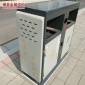 室外小區(qū)分類垃圾箱 不銹鋼大號**桶筒果皮箱廠家定制